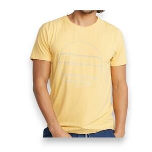 Marine Layer Weekend Mineral Yellow Sport Crew
